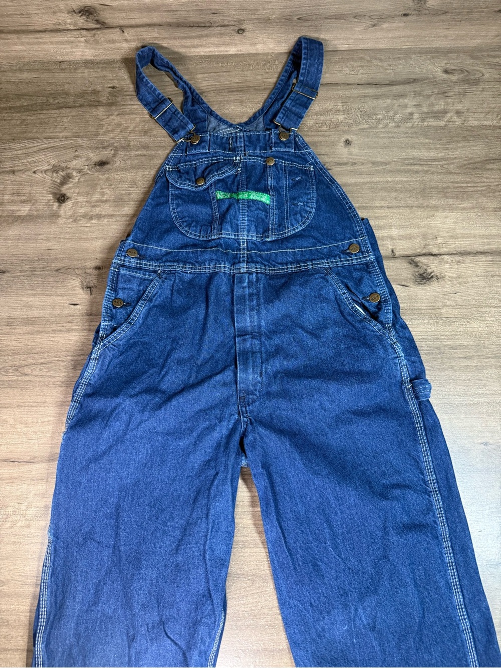 Vintage Key Imperial Mens Denim Overalls 36x30